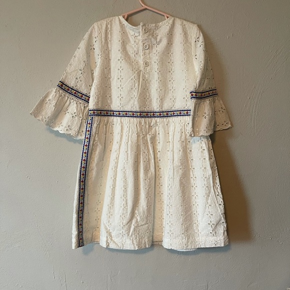 HANNA ANDERSSON AIRY EYELET EMBROIDERED DRESS - Picture 3 of 5